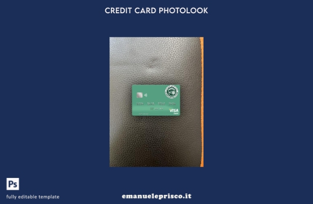 stile verificato Sudan Modello frontale con photolook per carta di debito visto 